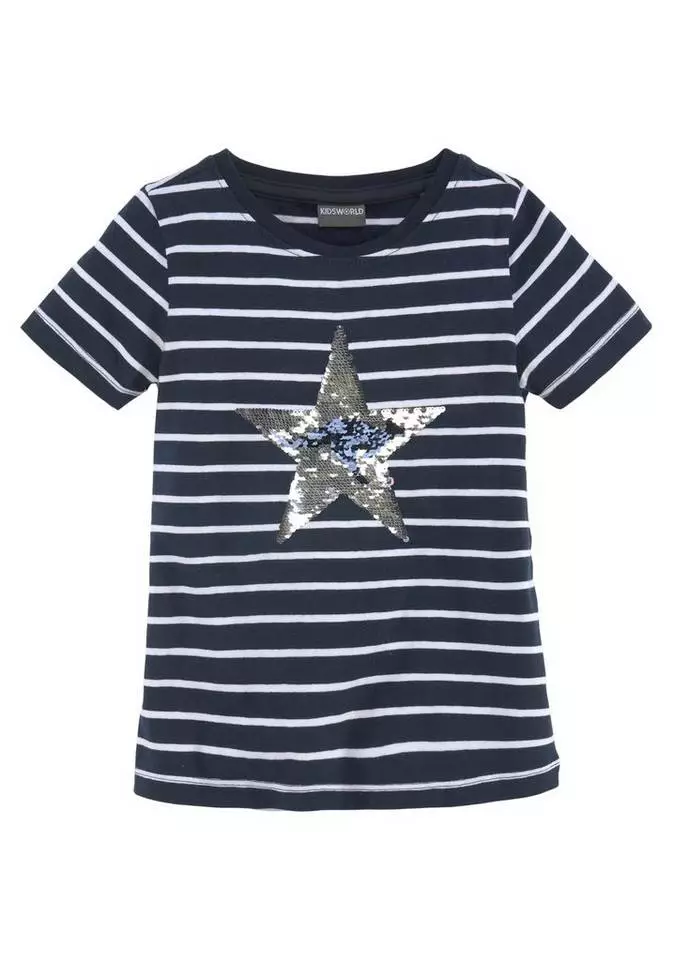 KangaROOS T-Shirt mit Wendepailletten 2 KangaROOS T-Shirt mit Wendepailletten – Bild 2