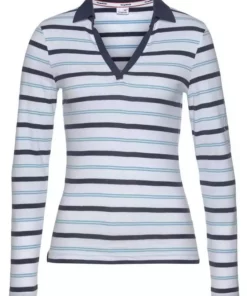 KangaROOS Langarm-Poloshirt mit KangaROOS Schriftzug am Ärmel Weiß-marine, Bordeaux-weiß 13 KangaROOS Langarm-Poloshirt mit KangaROOS Schriftzug am Ärmel Weiß-marine, Bordeaux-weiß -KangaROOS Verkaufsladen 01077cdc defb 5331 a9fb 586f0243146a