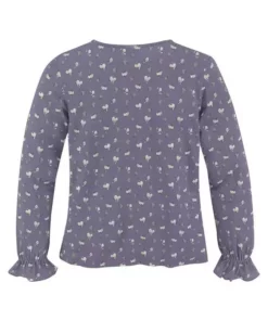 KangaROOS Langarmshirt mit kleiner Gummiraffung am Ärmel -KangaROOS Verkaufsladen 069132ab 4470 5ba5 b824 77b461bc58a2