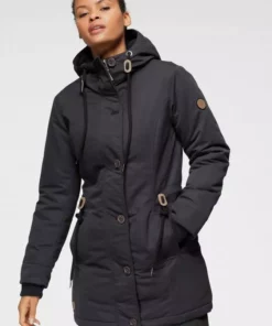 KangaROOS Winterjacke mit großen Knöpfen und dicker Kordel - NEUE KOLLEKTION Schwarz, Marine