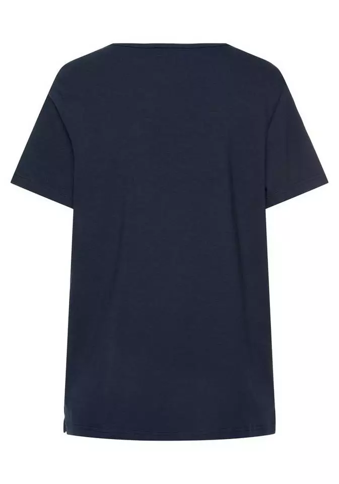 KangaROOS T-Shirt Große Größen Schwarz-weiß, Weinrot, Fuchsia, Marine 2 KangaROOS T-Shirt Große Größen Schwarz-weiß, Weinrot, Fuchsia, Marine – Bild 2