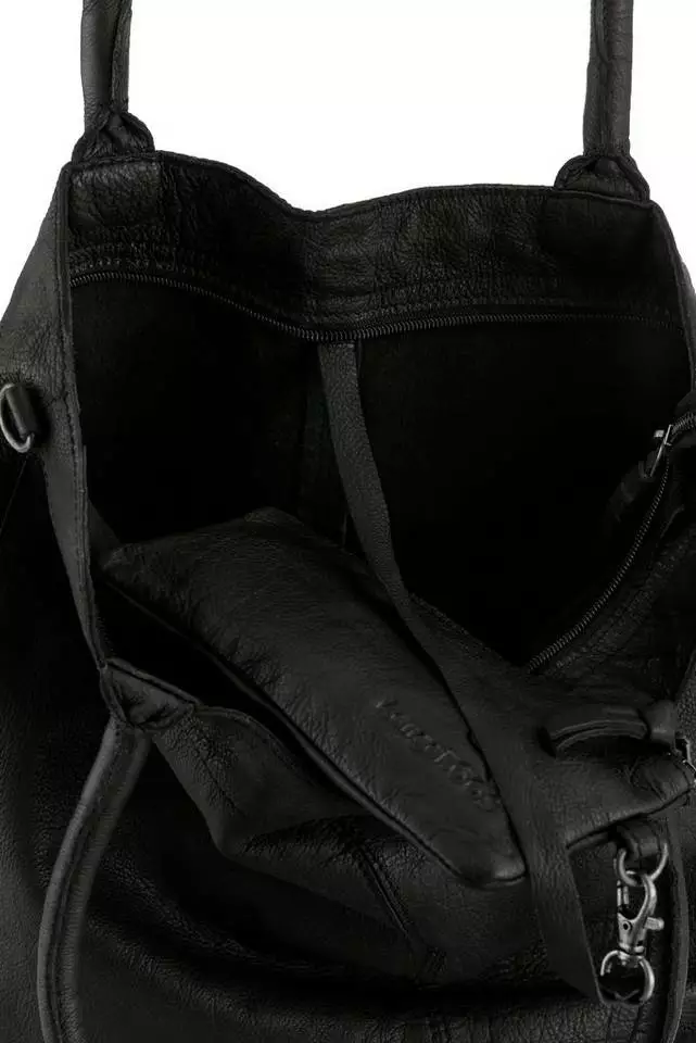 KangaROOS Shopper »Amber«, aus Leder mit abnehmbarer Reißverschluss-Tasche Orange, Grau, Schwarz, Dunkelgrün 3 KangaROOS Shopper »Amber«, aus Leder mit abnehmbarer Reißverschluss-Tasche Orange, Grau, Schwarz, Dunkelgrün – Bild 3