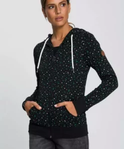 KangaROOS Kapuzensweatjacke mit sportlichem Minimal-Print Mittelblau, Ecru-meliert, Schwarz, Marine -KangaROOS Verkaufsladen 082927f5 f955 520f a53c ff6cf6cda52c