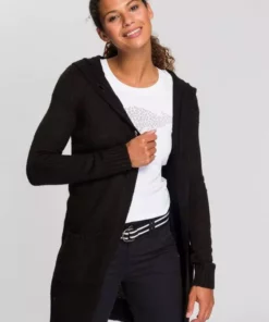 KangaROOS Kapuzenstrickjacke mit aufgesetzten Taschen und breiten Rippbündchen Marine-meliert, Rosa-meliert, Schwarz, Beige-meliert -KangaROOS Verkaufsladen 0903d7a7 24de 5a9b a322 fdd385dba492