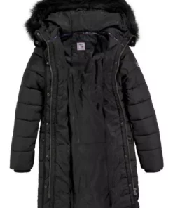 KangaROOS Steppjacke mit kuscheligem, abnehmbarem Fellimitat-Kragen an der Kapuze Graublau, Grün, Schwarz, Rosa -KangaROOS Verkaufsladen 09ca7e8d c48e 538d 8d0b 49999c25f924