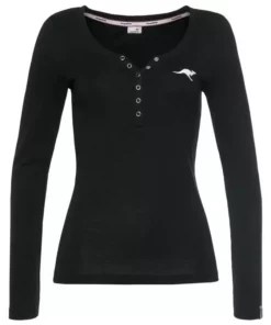 KangaROOS Langarmshirt mit Känguru-Logodruck und Knopfleiste - NEUE KOLLEKTION Himbeere-meliert, Schwarz 9 KangaROOS Langarmshirt mit Känguru-Logodruck und Knopfleiste - NEUE KOLLEKTION Himbeere-meliert, Schwarz -KangaROOS Verkaufsladen 0c16f403 8353 5d7a 991b 8f8a7d02638a