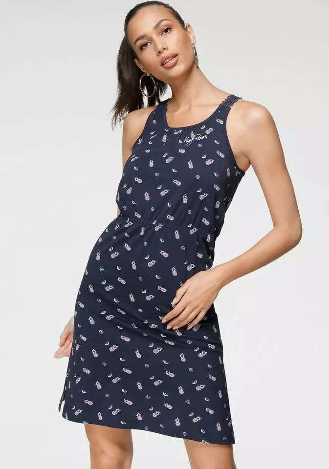 KangaROOS Sommerkleid mit süßem Spitzeneinsatz in Häckeloptik am Rücken - NEUE KOLLEKTION 1 KangaROOS Sommerkleid mit süßem Spitzeneinsatz in Häckeloptik am Rücken - NEUE KOLLEKTION