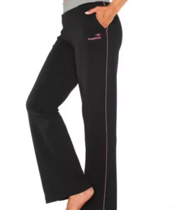 KangaROOS Relaxhose mit breitem Bund Schwarz-pink, Schwarz-wei&szlig;, Marine-gr&uuml;n -KangaROOS Verkaufsladen 10555708