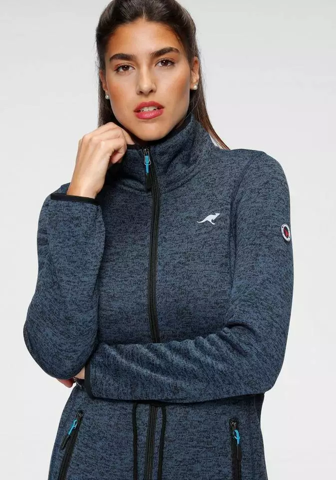 KangaROOS Strickfleecejacke mit Stehkragen und 2-Wege-Reißverschluss 9 KangaROOS Strickfleecejacke mit Stehkragen und 2-Wege-Reißverschluss – Bild 9