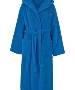 Unisex-Bademantel »Cassidy«, KangaROOS, mit Logostickerei Türkis, Blau, Schwarz, Weiß -KangaROOS Verkaufsladen 12641078