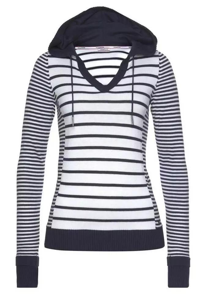 KangaROOS Kapuzenpullover mit trendigem Streifenbreiten-Mix - NEUE KOLLEKTION 5 KangaROOS Kapuzenpullover mit trendigem Streifenbreiten-Mix - NEUE KOLLEKTION – Bild 5