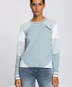 KangaROOS Sweatshirt im Colorblocking-Design mit Pünktchen Rosa-weiß-hellgrau-bedruckt, Schwarz-hellgrau-meliert, Himbeere-meliert, Marine-hellblau 25 KangaROOS Sweatshirt im Colorblocking-Design mit Pünktchen Rosa-weiß-hellgrau-bedruckt, Schwarz-hellgrau-meliert, Himbeere-meliert, Marine-hellblau -KangaROOS Verkaufsladen 144f229e b278 5395 a452 1104f5a837a2