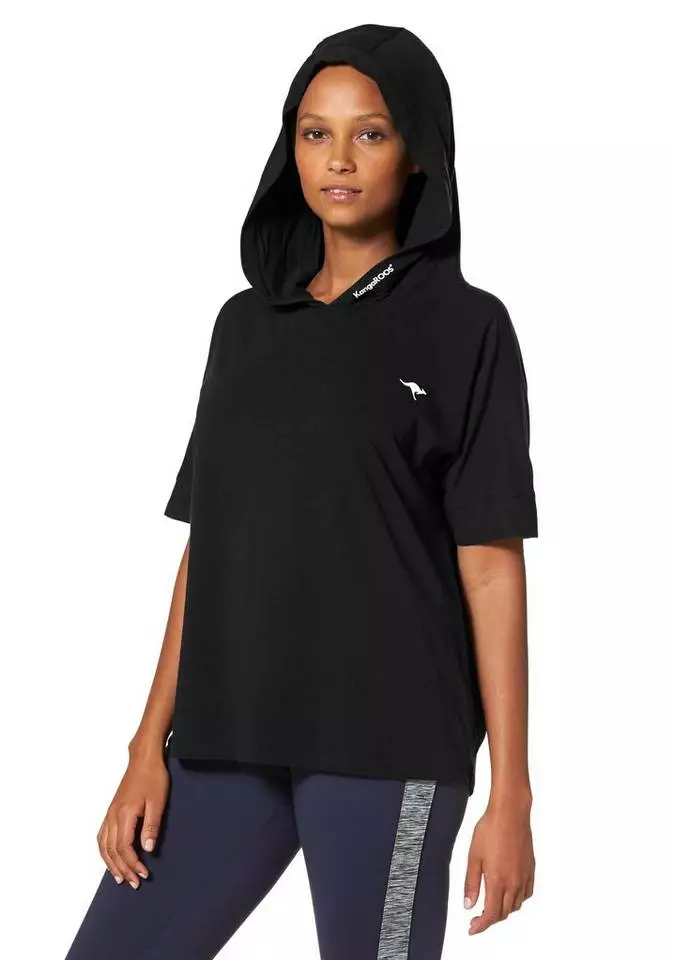 KangaROOS T-Shirt Petrol, Schwarz 3 KangaROOS T-Shirt Petrol, Schwarz – Bild 3