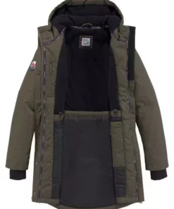 KangaROOS Funktionsparka im modischen Pünktchen-Print Bordeaux-mauve-gepunktet, Marine-weiß-gepunktet, Khaki-grau-gepunktet, Schwarz-weiß-gepunktet -KangaROOS Verkaufsladen 15429ec4 1cee 5d06 bdce b67b5818fff0