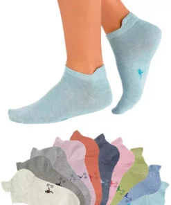 KangaROOS Sneakersocken (10-Paar) mit erhöhter Ferse Bunt, Schwarz 8 KangaROOS Sneakersocken (10-Paar) mit erhöhter Ferse Bunt, Schwarz -KangaROOS Verkaufsladen 15459412
