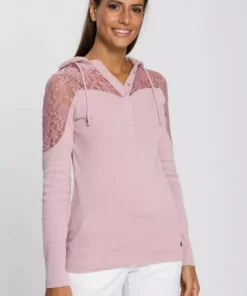 KangaROOS Kapuzenshirt mit Spitzendetail Türkis, Offwhite, Altrosa, Schwarz 20 KangaROOS Kapuzenshirt mit Spitzendetail Türkis, Offwhite, Altrosa, Schwarz -KangaROOS Verkaufsladen 1559ec84 d57e 5192 b51c 7b49f083a317