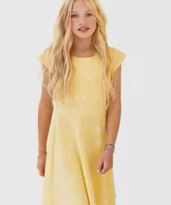 KangaROOS Skaterkleid mit kleinen Flügelärmeln