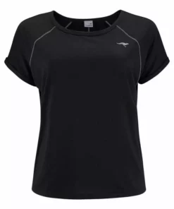 KangaROOS Funktionsshirt Große Größen Schwarz, Bordeaux, Schwarz (Shirt aus nachhaltigem Material) -KangaROOS Verkaufsladen 17127253
