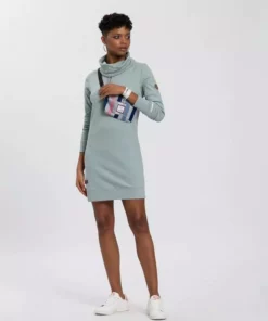 KangaROOS Sweatkleid mit Logo-bedruckter Innenseite des hohen Kragens - NEUE KOLLEKTION -KangaROOS Verkaufsladen 17f77f59 7139 55f8 8e22 35486d51951c