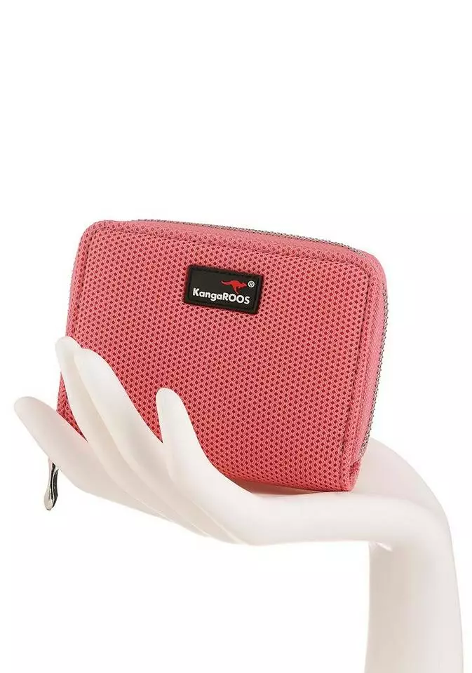 KangaROOS Geldbörse, im praktischem Format Blau, Schwarz, Koralle 2 KangaROOS Geldbörse, im praktischem Format Blau, Schwarz, Koralle – Bild 2