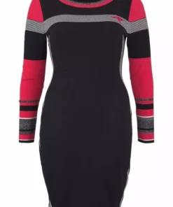 KangaROOS Strickkleid mit Streifen-Details im Color Blocking Style -KangaROOS Verkaufsladen 19689557