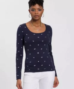 KangaROOS Langarmshirt (Packung, 2er-Pack) im Doppelpack 1x uni + 1x bedruckt - NEUE KOLLEKTION Wei&szlig;-schwarz, Marine-hellgrau-meliert -KangaROOS Verkaufsladen 198ffeea 9c86 5e48 9aa6 d175743fd377