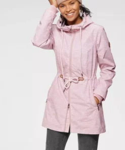 KangaROOS Langjacke mit vielen liebevollen Details - NEUE KOLLEKTION Anthrazit, Rosa