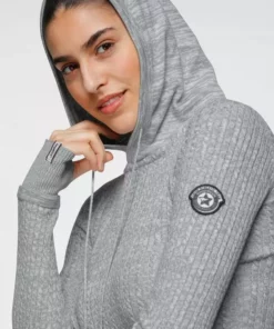 KangaROOS Kapuzenpullover im feinen Zopf-Strick-Design Rosa-weiß-meliert, Grau-wollweiß-melange, Dunkelbeige-wollweiß-melange, Blau-weiß-meliert -KangaROOS Verkaufsladen 1e0a46ce c16d 5d55 98cc 01a8fcf3bc92