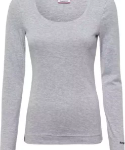 KangaROOS Langarmshirt (Packung, 2er-Pack) im Doppelpack 1x uni + 1x bedruckt - NEUE KOLLEKTION Wei&szlig;-schwarz, Marine-hellgrau-meliert -KangaROOS Verkaufsladen 1f672bbe 89dc 5db1 9f1a 7b222d5d722b