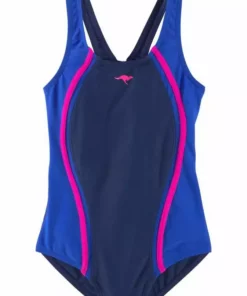 KangaROOS Badeanzug, mit Ringerrücken Marine-türkis, Schwarz, Marine -KangaROOS Verkaufsladen 20150085