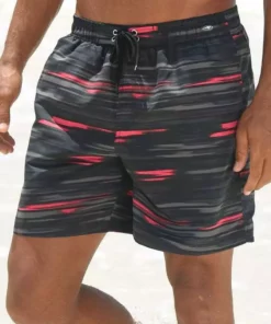 KangaROOS Badeshorts, im modischen Design Marine-lime, Schwarz-grau -KangaROOS Verkaufsladen 20578191