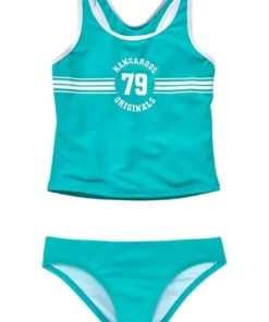 KangaROOS Tankini »Sporty« mit sportlichem Frontdruck Türkis, Schwarz, Pink -KangaROOS Verkaufsladen 20757521