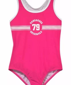 KangaROOS Badeanzug »Sporty«, mit sportlichem Frontdruck Pink, Türkis, Schwarz -KangaROOS Verkaufsladen 20757564