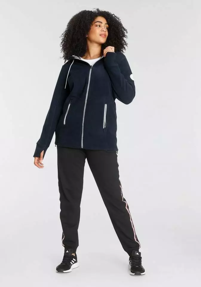 KangaROOS Fleecejacke Marine, Weinrot, Weinrot (Fleecejacke aus nachhaltigem Material) 4 KangaROOS Fleecejacke Marine, Weinrot, Weinrot (Fleecejacke aus nachhaltigem Material) – Bild 4