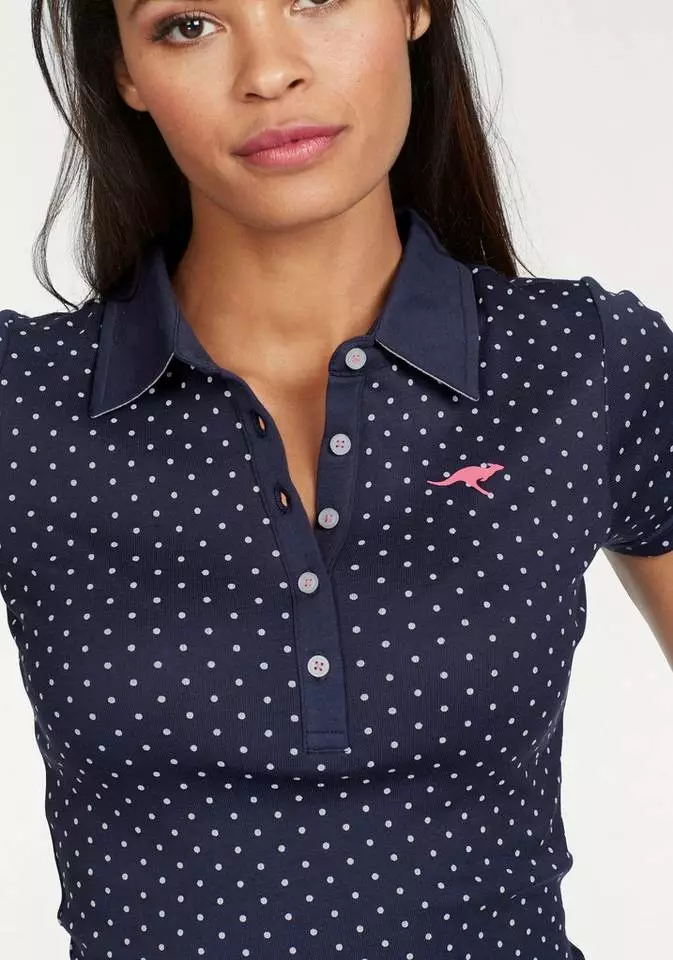 KangaROOS Poloshirt im tollen Pünktchen-Muster 3 KangaROOS Poloshirt im tollen Pünktchen-Muster – Bild 3