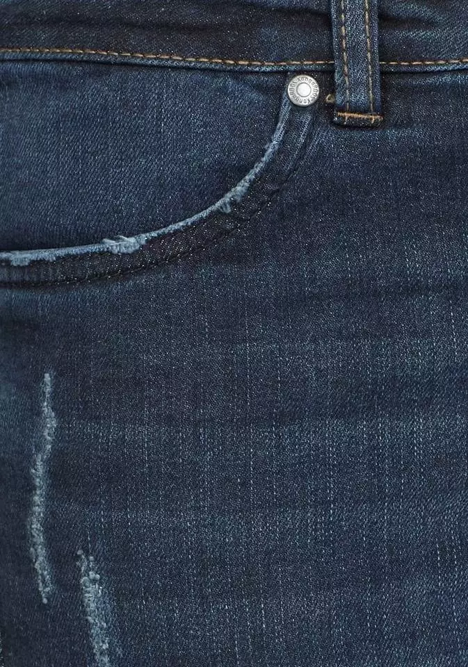KangaROOS Caprijeans in 7/8 Länge mit destroyed Details Darkblue-used, Blau-denim 7 KangaROOS Caprijeans in 7/8 Länge mit destroyed Details Darkblue-used, Blau-denim – Bild 7