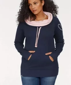 KangaROOS Longsweatshirt mit doppeltem Kragen 17 KangaROOS Longsweatshirt mit doppeltem Kragen -KangaROOS Verkaufsladen 22729796