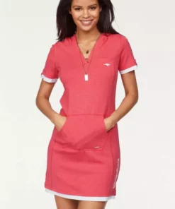 KangaROOS Sweatkleid im 2-in-1-Look Türkis, Pink, Nachtblau, Schwarz