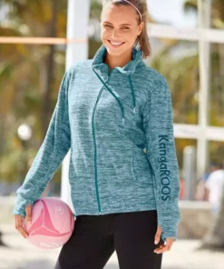 KangaROOS Fleecejacke »FLEECEJACKE« Große Größen Marine (Fleecejacke aus nachhaltigem Material), Anthrazit (Fleecejacke aus nachhaltigem Material), Anthrazit, Marine -KangaROOS Verkaufsladen 2394028b 6777 579b b983 08423d6463ec