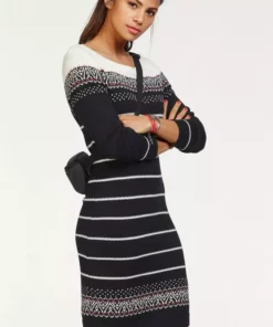 KangaROOS Strickkleid im Norweger-Look Bordeaux-weiß-anthrazit, Grau-rosa, Marine-grau-gelb, Schwarz-weiß-rot 21 KangaROOS Strickkleid im Norweger-Look Bordeaux-weiß-anthrazit, Grau-rosa, Marine-grau-gelb, Schwarz-weiß-rot -KangaROOS Verkaufsladen 24866542