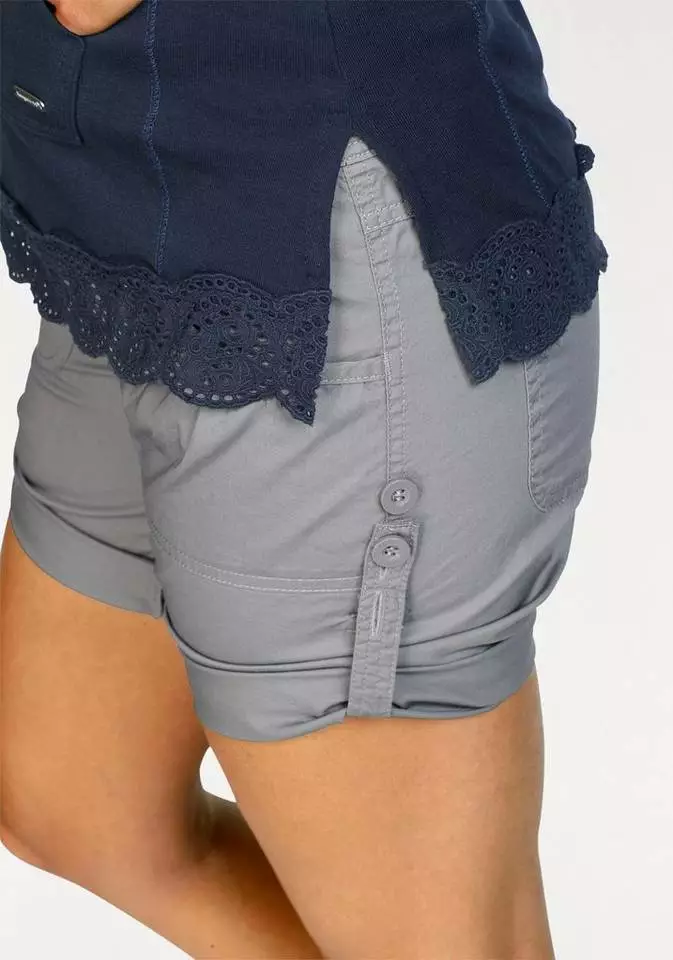 KangaROOS Bermudas krempelbar Marine, Hellblau-bedruckt, Weiß, Hellgrau 3 KangaROOS Bermudas krempelbar Marine, Hellblau-bedruckt, Weiß, Hellgrau – Bild 3