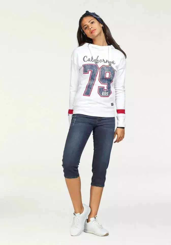 KangaROOS Caprijeans in 7/8 Länge mit destroyed Details Darkblue-used, Blau-denim 10 KangaROOS Caprijeans in 7/8 Länge mit destroyed Details Darkblue-used, Blau-denim – Bild 10