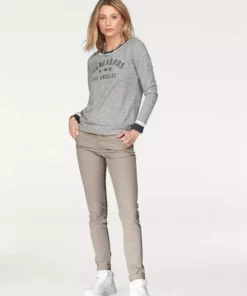 KangaROOS Chinohose (Set, 2-tlg., mit Gürtel) in schmaler Form, mit Kordel zu binden Beige, Schwarz, Weiß, Marine -KangaROOS Verkaufsladen 25575563