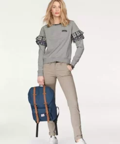 KangaROOS Chinohose (Set, 2-tlg., mit Gürtel) in schmaler Form, mit Kordel zu binden Beige, Schwarz, Weiß, Marine -KangaROOS Verkaufsladen 25575884