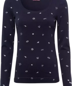 KangaROOS Langarmshirt (Packung, 2er-Pack) im Doppelpack 1x uni + 1x bedruckt - NEUE KOLLEKTION Wei&szlig;-schwarz, Marine-hellgrau-meliert -KangaROOS Verkaufsladen 25b87010 1f46 5079 aa09 1bbeba9cbfdb