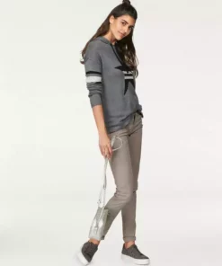 KangaROOS Chinohose (Set, 2-tlg., mit Gürtel) in schmaler Form, mit Kordel zu binden Beige, Schwarz, Weiß, Marine -KangaROOS Verkaufsladen 26723653