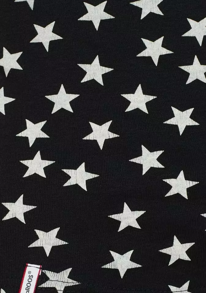 KangaROOS T-Shirt mit Sternen bedruckt Rosa-weiß, Schwarz-weiß, Hellgrau-meliert-weiß 6 KangaROOS T-Shirt mit Sternen bedruckt Rosa-weiß, Schwarz-weiß, Hellgrau-meliert-weiß – Bild 6