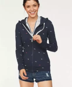 KangaROOS Shirtjacke in unterschiedlichen Print-Dessins Offwhite, Altrosa-meliert, Schwarz-gemustert, Marine -KangaROOS Verkaufsladen 26893451