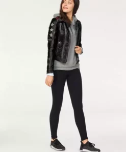 KangaROOS Bikerjacke mit vielen Ösen, Zippern und aufgenähten Sternen Black-used, Blue-used 15 KangaROOS Bikerjacke mit vielen Ösen, Zippern und aufgenähten Sternen Black-used, Blue-used -KangaROOS Verkaufsladen 26923181