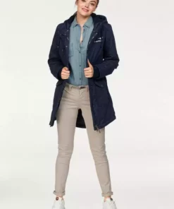 KangaROOS Chinohose (Set, 2-tlg., mit Gürtel) in schmaler Form, mit Kordel zu binden Beige, Schwarz, Weiß, Marine -KangaROOS Verkaufsladen 26924325